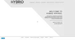 Desktop Screenshot of hybridapparel.com