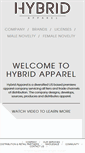 Mobile Screenshot of hybridapparel.com